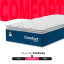 Ver imagem 4 de Colchão Solteiro Comfort Class Pillow Top 28x88x188cm - Azul- e-Shop Casa