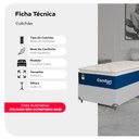 Ver imagem 2 de Colchão Solteiro Comfort Class Pillow Top 28x88x188cm - Azul- e-Shop Casa
