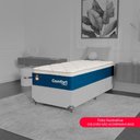 Ver imagem 5 de Colchão Solteiro Comfort Class Pillow Top 28x88x188cm - Azul- e-Shop Casa