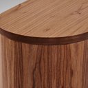 Ver imagem 4 de Buffet 4 Portas MDF Pés em Madeira Maciça Mel 180cm Vigo Marrom