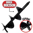 Ver imagem 6 de Broca Grande para Perfurador de Solo 80x25cm com Bitola