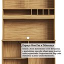 Ver imagem 6 de Armário de Cozinha Compacta com 4 Portas 1 Gaveta 102cm 100% MDF Geórgia Espresso Móveis Bege/Amêndoa/Off White