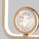 Ver imagem 3 de Pendente Moderno Dourado 25cm Led 13w 3000k Bivolt 14532-pl