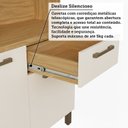 Ver mais imagens de Armário de Cozinha Compacta com 6 Portas 1 Gaveta 151cm 100% MDF Geórgia Espresso Móveis Bege/Amêndoa/Off White