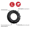 Ver imagem 2 de Pneu Off Road Dog Borracha para Cachorro N° 2 Tam 13cm Cor Preto Durín
