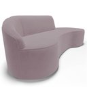 Ver imagem 7 de Sofá Living 3 Lugares 230cm Braço Esquerdo Mozart D06 Veludo Rosê - Mpozenato