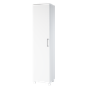 Ver mais imagens de Conjunto Lavanderia Armário 1 Porta e Armário 2 Portas 3 Prateleiras Pés Rodízio em MDP Branco