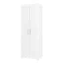 Ver imagem 6 de Conjunto Lavanderia Armário 1 Porta e Armário 2 Portas 3 Prateleiras Pés Rodízio em MDP Branco