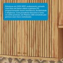Ver imagem 5 de Armário Aéreo de Cozinha 80cm com 2 Portas Fresadas 100% MDF Noruega Espresso Móveis Marrom/Amendoa