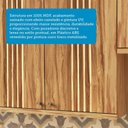 Ver imagem 5 de Armário Aéreo de Cozinha 80cm com 2 Portas Caneladas 100% MDF Noruega Espresso Móveis Marrom/Amendoa