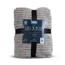 Ver imagem 1 de Manta Microfibra Requinte Queen Canelada 220x240cm - Uzoo Manta Microfibra Flannel Requinte Queen