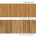 Ver imagem 7 de Armário Aéreo de Cozinha 120cm 3 Portas Caneladas 100% MDF Noruega Espresso Móveis Marrom/Amendoa