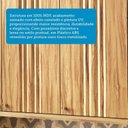Ver imagem 5 de Armário Aéreo de Cozinha 120cm 3 Portas Caneladas 100% MDF Noruega Espresso Móveis Marrom/Amendoa