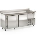 Ver imagem 1 de Balcão de Encosto com 2 Portas e 1 Pia Lado Direito Gbfe200cd Gelopar Balcão 556 Litros Inox 220v