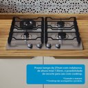 Ver imagem 6 de Balcão de Cozinha 80cm com 2 Portas e Tampo 100% MDF Noruega Espresso Móveis Bege/Amêndoa/Off White