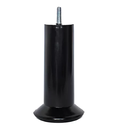 Ver imagem 2 de Kit para Cama Box Solteiro com 4 Pes e 2 Rodizio Preto Altura 13cm