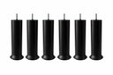 Ver imagem 1 de Kit para Cama Box Solteiro com 4 Pes e 2 Rodizio Preto Altura 13cm