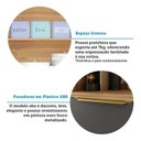 Ver imagem 7 de Balcão de Cozinha 80cm com 2 Portas e Tampo 100% Mdf Noruega Espresso Móveis