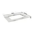 Ver imagem 2 de Tampo Cozinha 80cm Flórida Branco/Calacatta