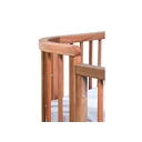 Ver imagem 4 de BERÇO MULTIFUNCIONAL CRESCER GÊMEOS MADEIRA JEQUITIBÁ NATURAL COM COLCHÃO INCLUSO