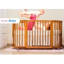 Ver imagem 5 de BERÇO MULTIFUNCIONAL CRESCER GÊMEOS MADEIRA JEQUITIBÁ NATURAL COM COLCHÃO INCLUSO