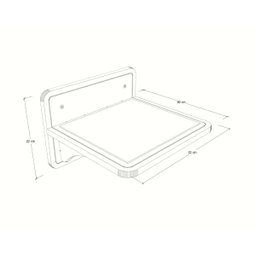 Prateleira para Gatos 100% MDF 32x 22x 30 cm Fredy - 4