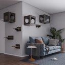 Ver imagem 1 de Prateleira para Gatos 100% MDF 32x 22x 30 cm Fredy