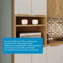 Ver imagem 5 de Paneleiro 70cm com 4 Portas e Espaço para Micro-Ondas 100% MDF Noruega Espresso Móveis Bege/Amêndoa/