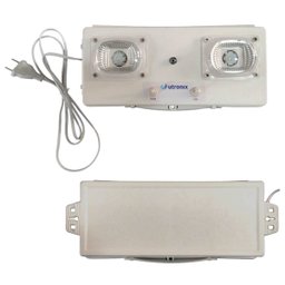 Bloco Autonomo 2 Faróis 20w 2200lm Prova Dagua Ip65 Externo - 3