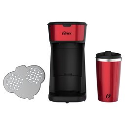 Cafeteira Oster 2Day Red 2 em 1 com Copo Térmico - 220V - 5