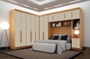 Ver imagem 4 de Módulo Completo Casal 12 Portas c/ Aéreo Áurea - Arbo Design