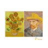 Quebra-Cabeca - Vincent Van Gogh - Retrato e Girassois - Combo 1000 pecas - 2882 TOYSTER - 2
