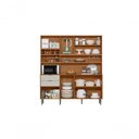 Ver imagem 3 de Kit Cozinha Praga com 7 Portas e 3 Gavetas Jequitiba-off White