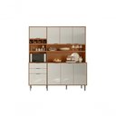 Ver imagem 4 de Kit Cozinha Praga com 7 Portas e 3 Gavetas Jequitiba-off White