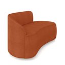 Ver imagem 7 de Sofá 2 Lugares Orgânico 140cm Morgan e 2 Poltronas Lua Bouclê Terracota D03 - D'Rossi