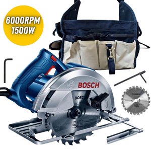 Serra Circular Elétrica Bosch GKS 150 Professional 127V 1500W Com Bolsa Para Transporte