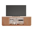 Ver imagem 2 de Rack para Tv até 75 Polegadas Simetria 2 Portas Ripadas Freijo/off White - Caemmun