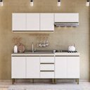 Ver imagem 1 de Cozinha Modulada 4 Peças 2 Aéreos 2 Balcões Margarida Yescasa Branco