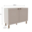 Ver imagem 3 de Balcão de Cozinha 2 Portas Provençal 100% MDF sem Tampo 120cm Iluminata