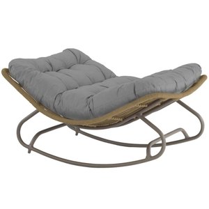 Poltrona Balanço Viena em Alumínio e Corda Náutica Conforto Trama Original