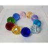 Kit 10 Bolas Coloridas Cristal 3,0 Cm com Argolas Natal - 2