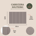 Ver imagem 2 de Cabeceira Solteiro 100x60 Cama Box Modulada Reta