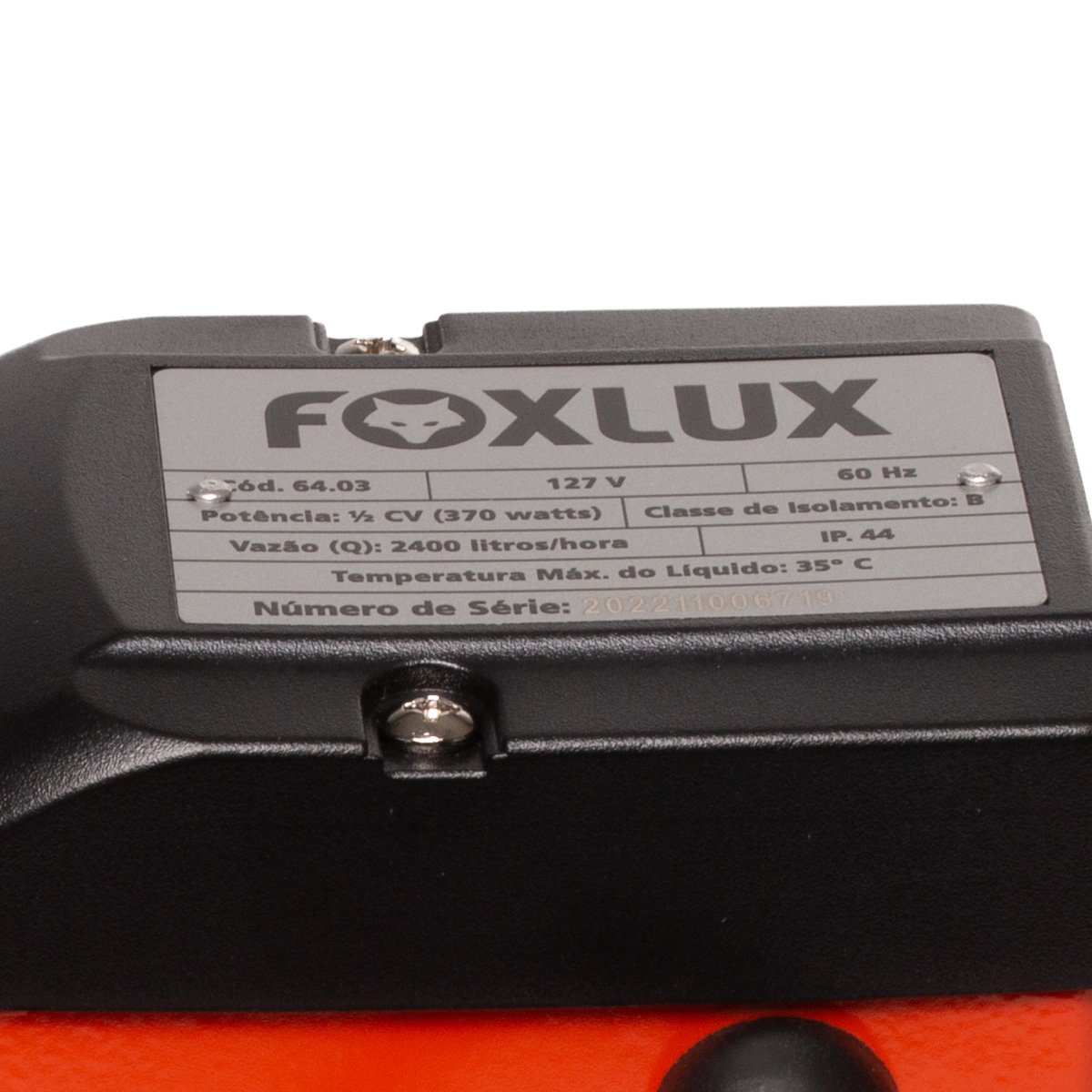 Motobomba de Agua Foxlux Periférica 0,5 Cv 370 Watts Potente 110v - 8