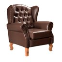 Ver imagem 2 de Poltrona Chesterfield Decoração Retrô Vintage Marrom Café