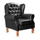 Ver imagem 2 de Poltrona Chesterfield Decoração Retrô Vintage Preto