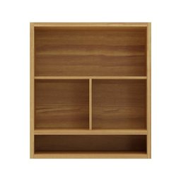 Armário Aéreo de Cozinha 80cm com 2 Portas Basculantes e Nicho 100% Mdf Vicenza espresso Móveis - 3