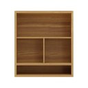 Ver imagem 3 de Armário Aéreo de Cozinha 2 Portas Basculantes e Nicho 100% MDF 80cm Vicenza Espresso Móveis Bege/Amêndoa/Off White