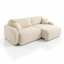 Ver imagem 2 de Sofá Cama Modular 3 Lugares Orgânico 210cm Base Madeira Maciça Cancún