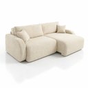 Ver imagem 2 de Sofá Cama Modular 2 Lugares Orgânico 210cm Base Madeira Maciça Cancún