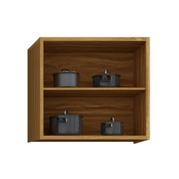 Armário Aéreo de Cozinha 80cm 2 Portas 100% Mdf Barbados Espresso Móveis - 3
